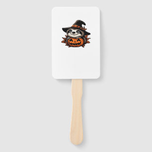 Halloween Sloth Pumpkin Festivity Classic T-Shirt Hand Fan