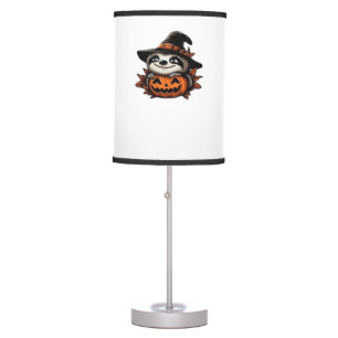 Halloween Sloth Pumpkin Festivity Classic T-Shirt Table Lamp