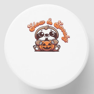 Halloween Sloth Slow and Spooky Cute Sloth Pumpkin Mini Candle Favors