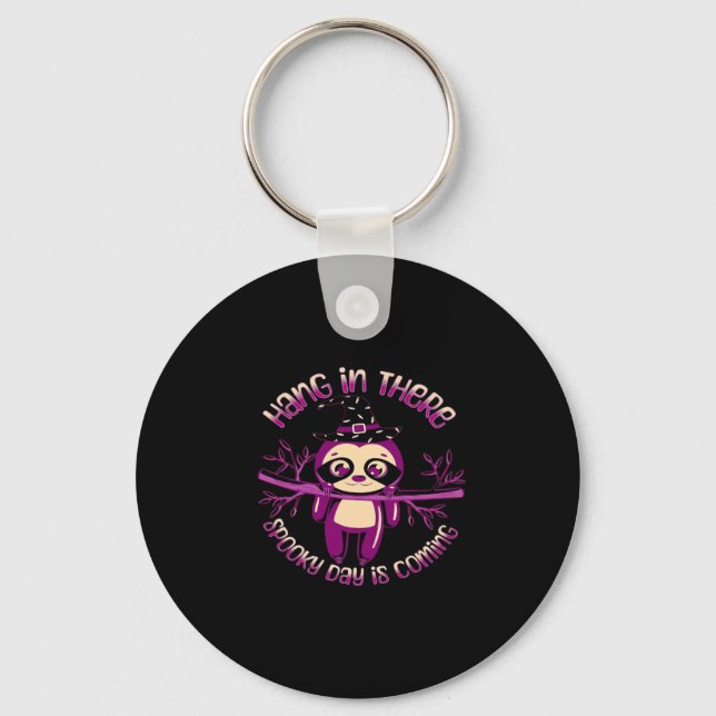 Halloween Sloth (ver.1) Classic T-Shirt Keychain (Front)