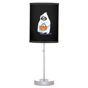 Halloween Slothful Design, This is my Human Costum Table Lamp