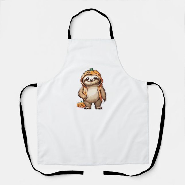 Halloween Slothster Essential T-Shirt Apron (Front)