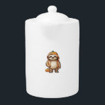 Halloween Slothster Essential T-Shirt Teapot<br><div class="desc">Halloween Slothster Essential T-Shirt</div>