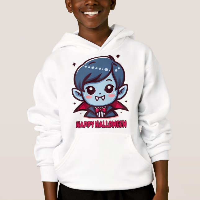 Halloween - Small cute vampire Hoodie (Front)
