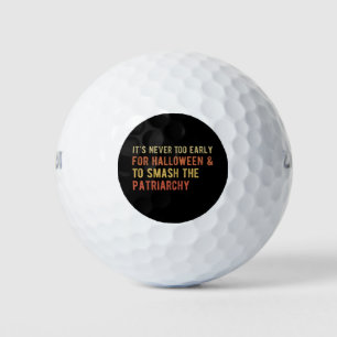 Halloween & Smash The Patriarchy I Golf Balls