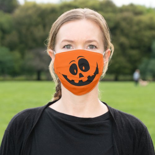 Halloween Smiling Pumpkin Face Mask