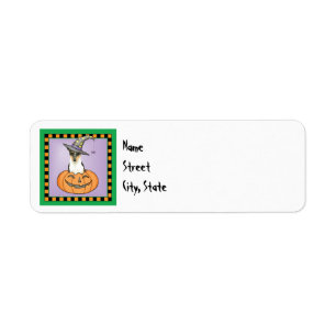 Halloween Smooth Collie Label