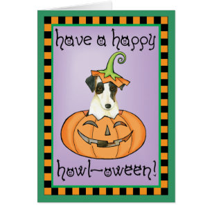 Halloween Smooth Fox Terrier Cards
