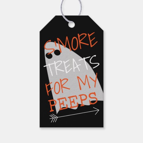 Halloween SMore Treats For My Peeps Gift Tags