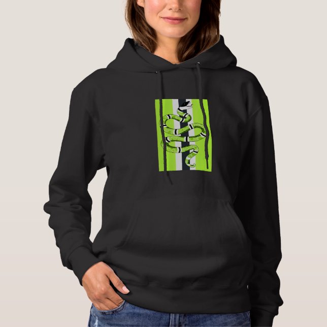 Halloween Snake Get Em Sneaker Match 6 Electric Gr Hoodie (Front)