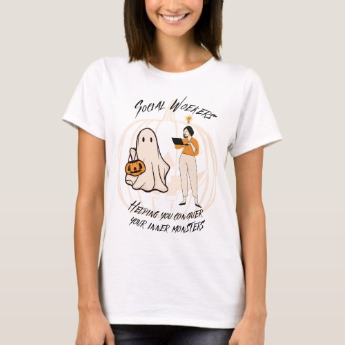 Halloween social worker  T_Shirt