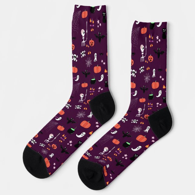 Halloween Socks (Left)