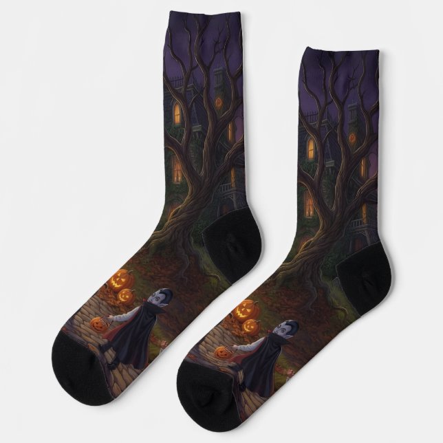 Halloween Socks (Left)