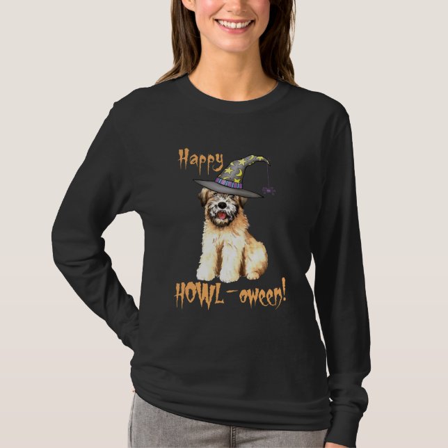 Halloween Soft Coated Wheaten Terrier T-Shirt (Front)