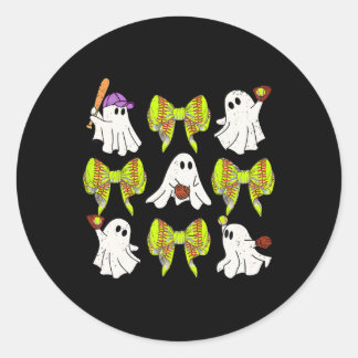Halloween Softll Ghosts Softll Daughter Girls Mama Classic Round Sticker