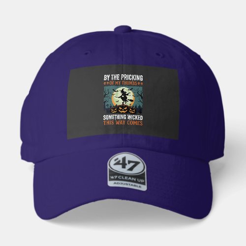 Halloween Something Wicked Witch Pumpkin Vintage 47 Brand Hat