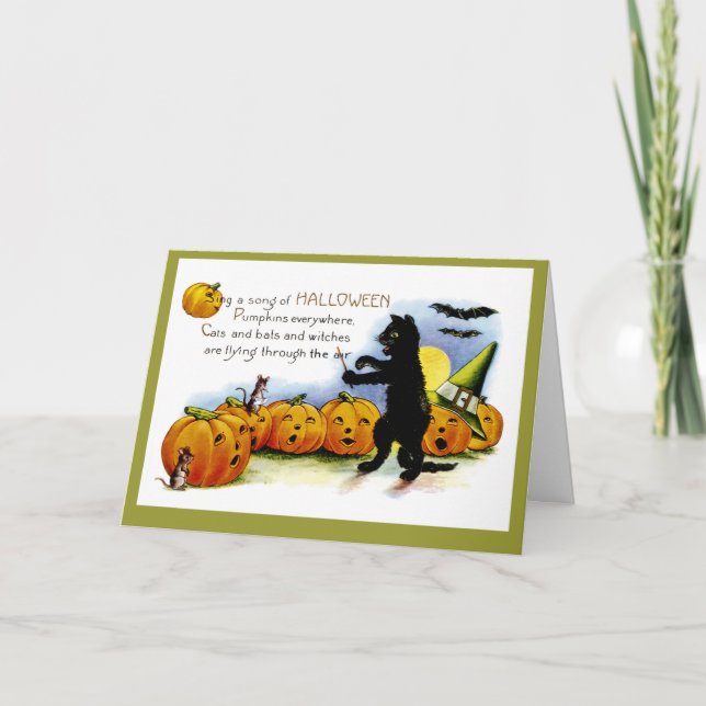 Halloween Song Card (Front)