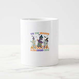 Halloween Sonography Retro Tis The Season Ultrasou Giant Coffee Mug