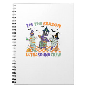 Halloween Sonography Retro Tis The Season Ultrasou Notebook