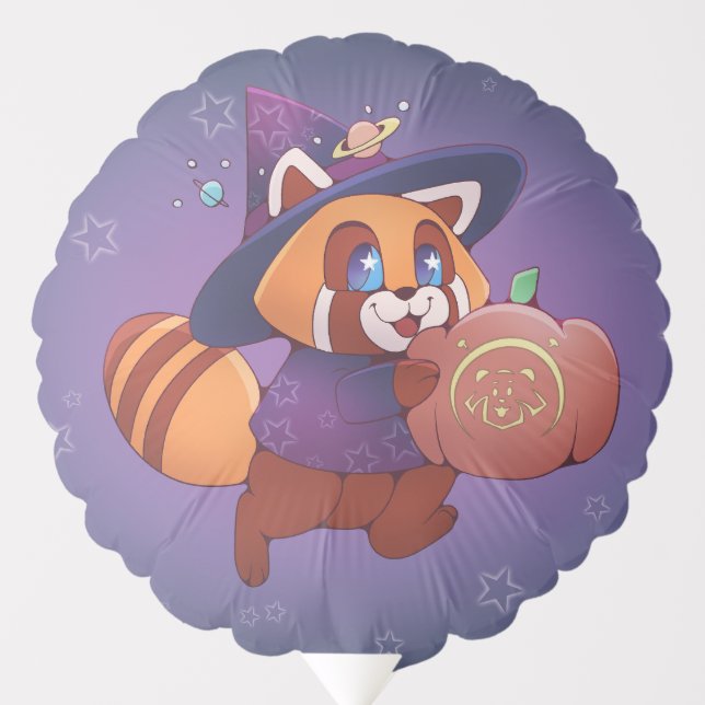 Halloween Space Panda Balloon (Front)