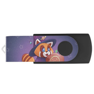 Halloween Space Panda Flash Drive