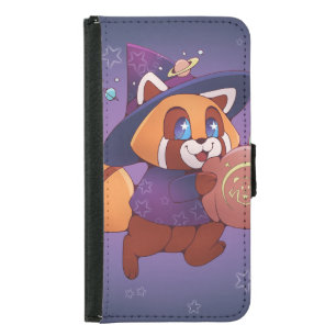 Halloween Space Panda Samsung Galaxy S5 Wallet Case