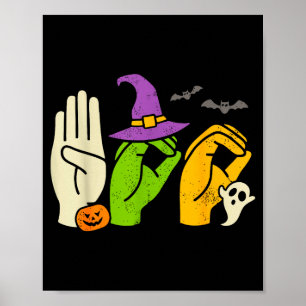 Halloween Sped Teacher Boo In Asl Boo Hands Sign L