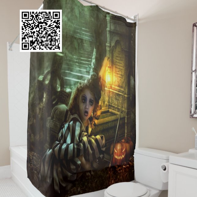 Halloween Spell Shower Curtain (Creator Uploaded)