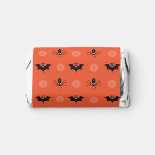 Halloween spider, bat & cobweb pattern hershey's miniatures