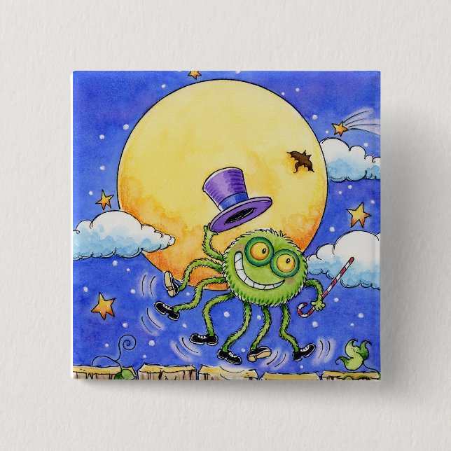 Halloween Spider Button (Front)