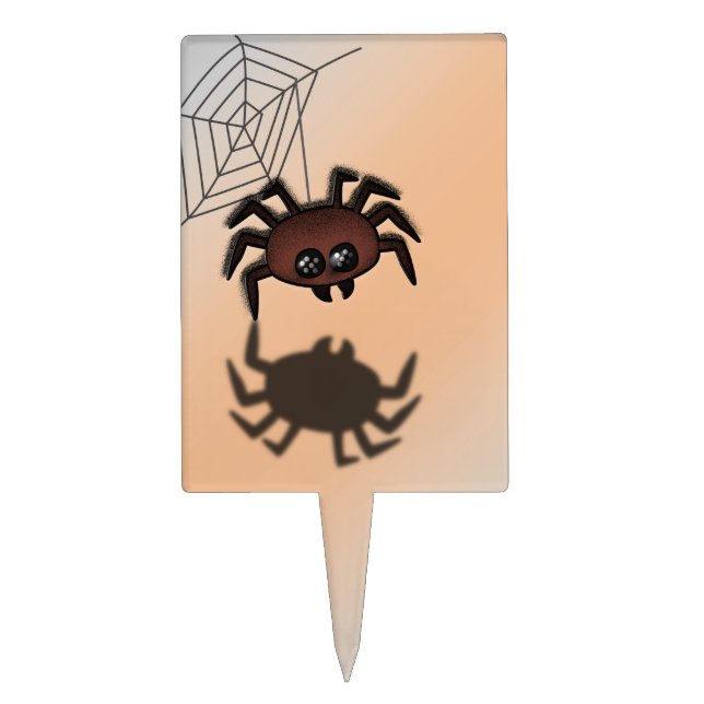 Halloween Spider Cake Topper (Front)
