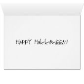 Halloween Spider Card (Inside Horizontal (Bottom))