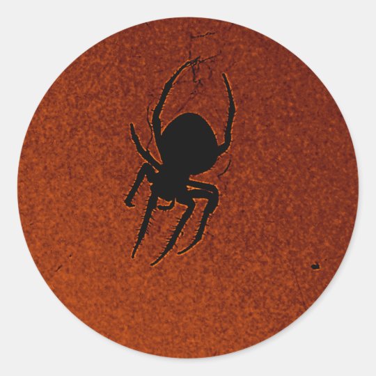 Halloween Spider Classic Round Sticker