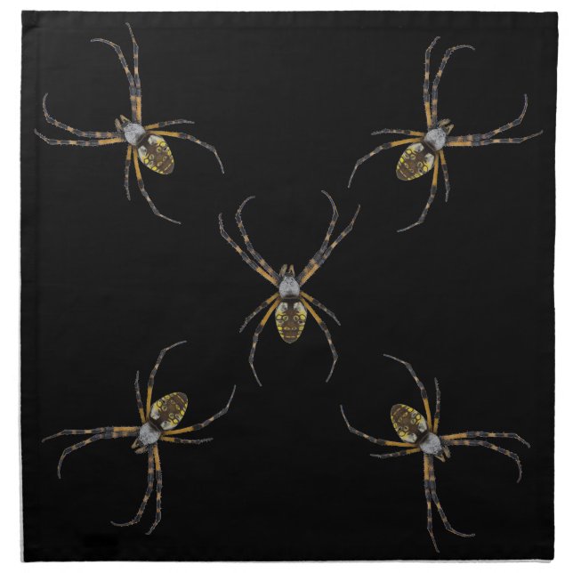 HALLOWEEN SPIDER CLOTH NAPKIN (Front)