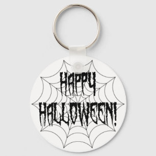 Halloween Spider Fingers and Web Keychain