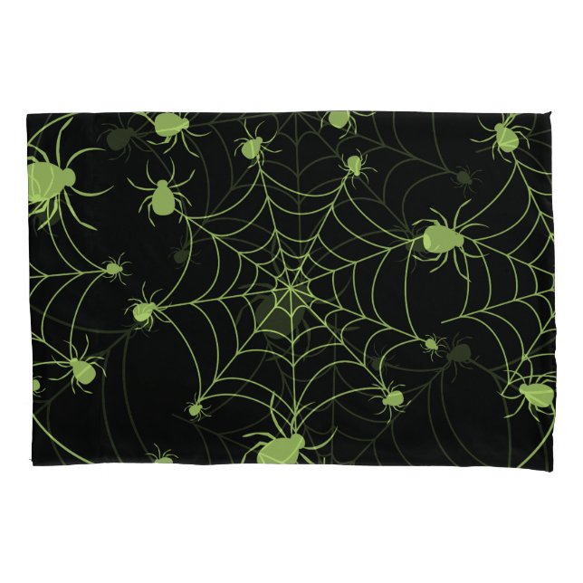 Halloween Spider Net Creative Pattern Pillow Case (Front)