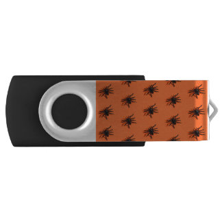Halloween spider pattern flash drive