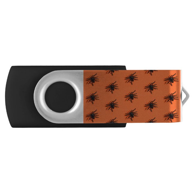 Halloween spider pattern flash drive (Front)