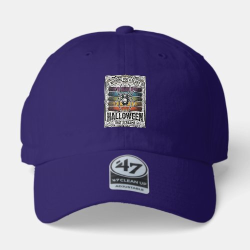 Halloween Spider Scary Retro Engraving Rainbow Web 47 Brand Hat
