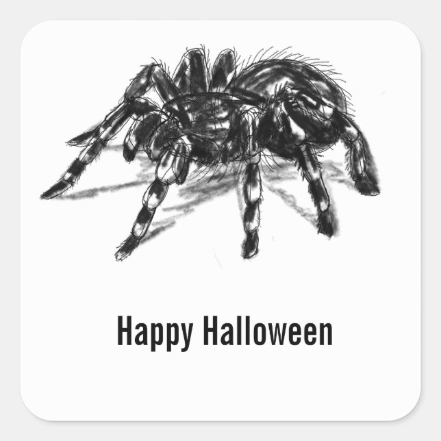 Halloween Spider stickers  (Front)