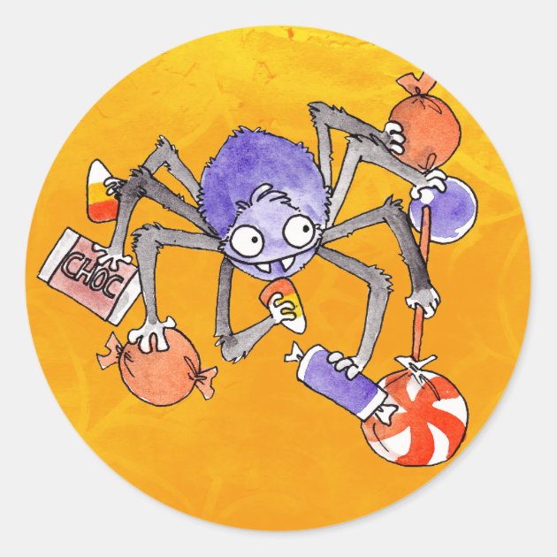 Halloween Spider Stickers