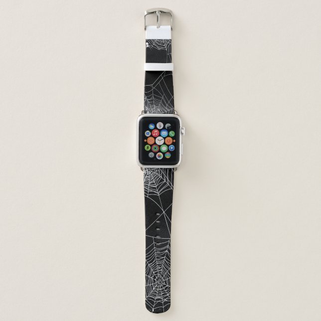 Halloween Spider Web Apple Watch Band (Front)