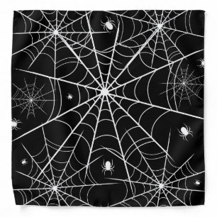 Halloween Spider Web Bandana