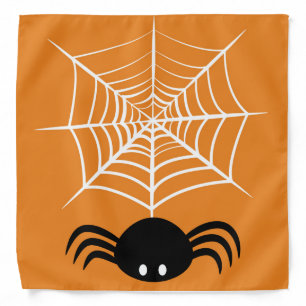 Halloween Spider Web Bandana