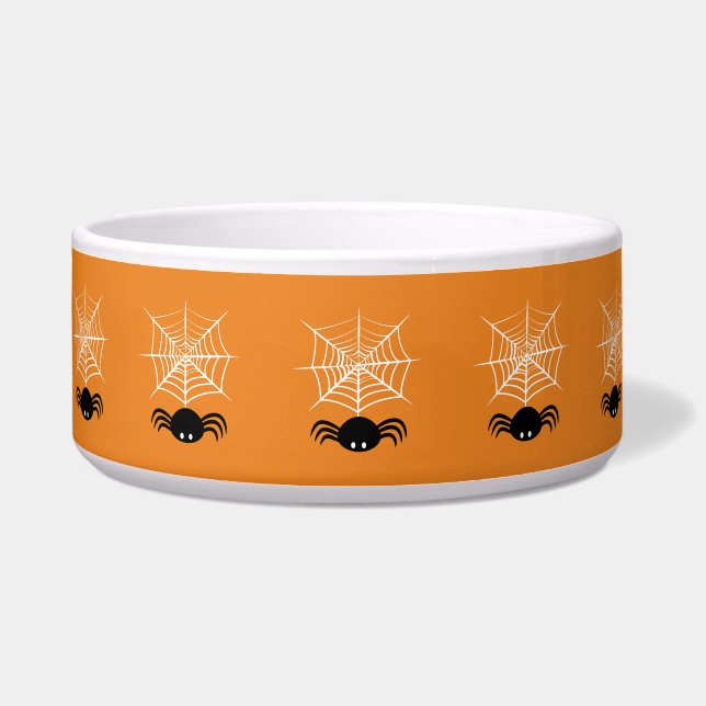 Halloween Spider Web  Bowl (Front)