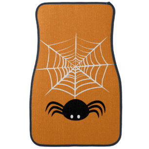 Halloween Spider Web Car Floor Mat