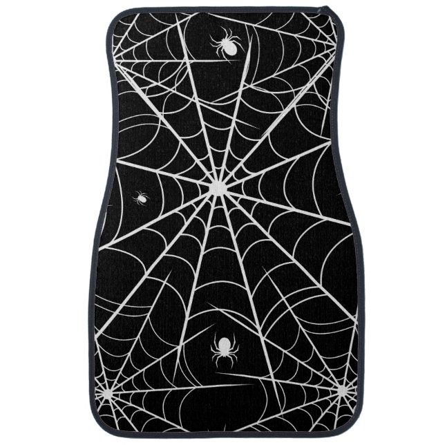 Halloween Spider Web Car Floor Mat (Front)