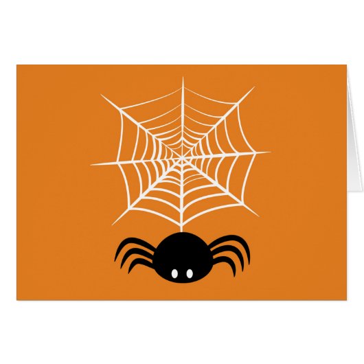 Halloween Spider Web Cards (Front Horizontal)