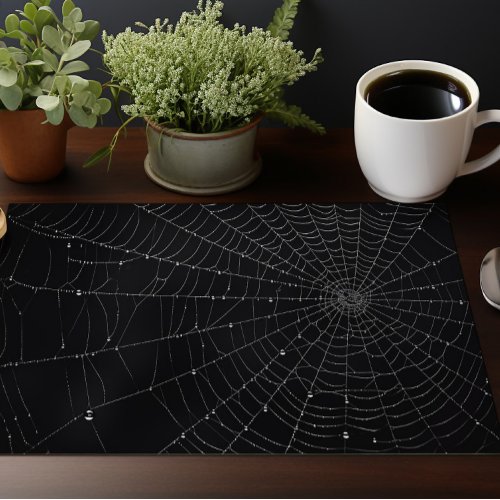 Halloween Spider web  Cloth Placemat