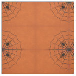 Halloween Spider Web Combed Cotton Fabric